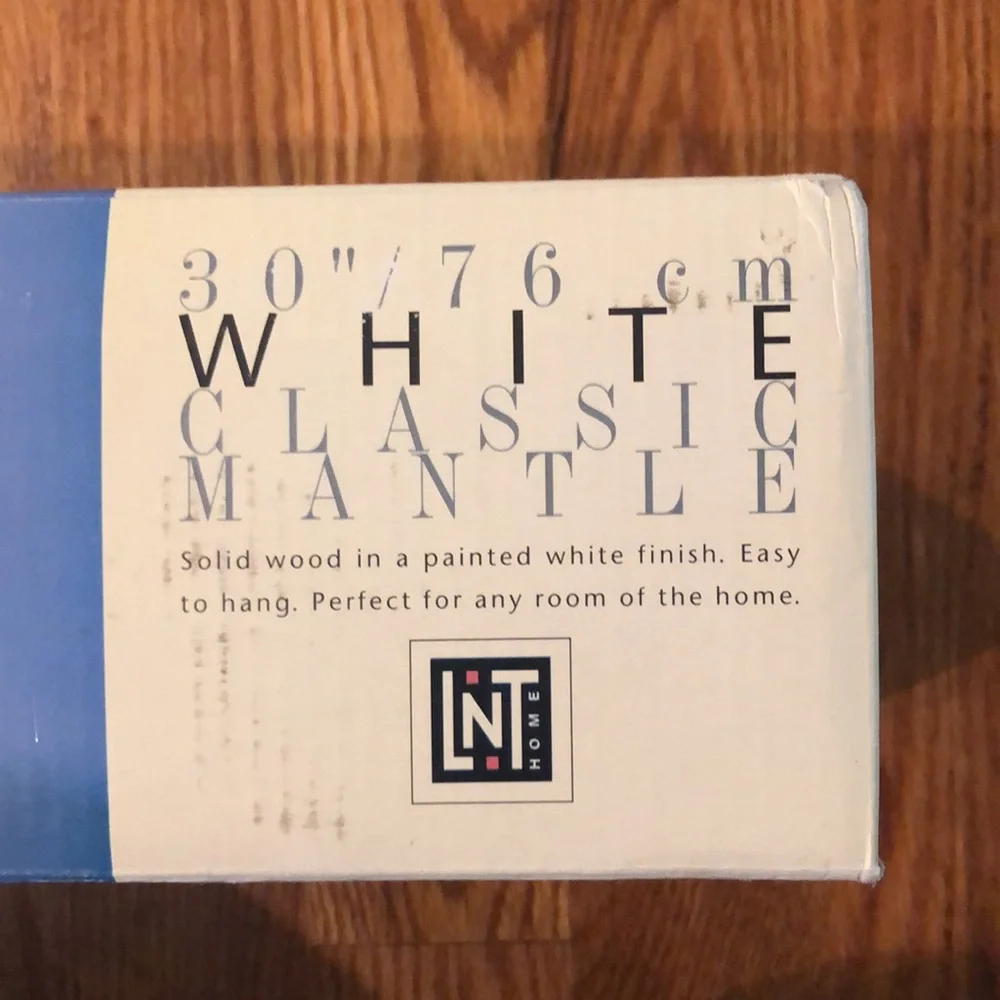New, never used White Display Mantles
